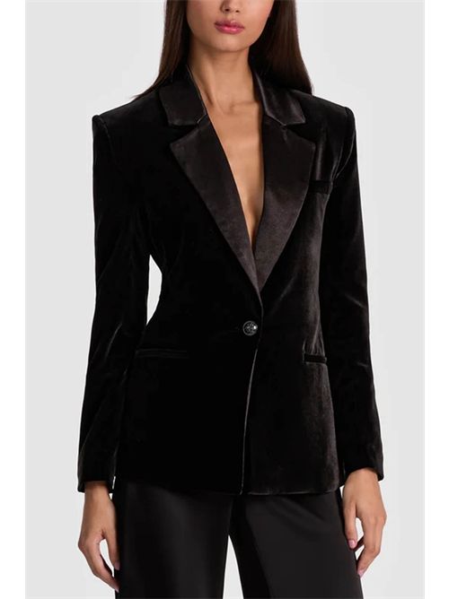 Giacca Silas in velluto ALICE & OLIVIA | CC509B69222A001